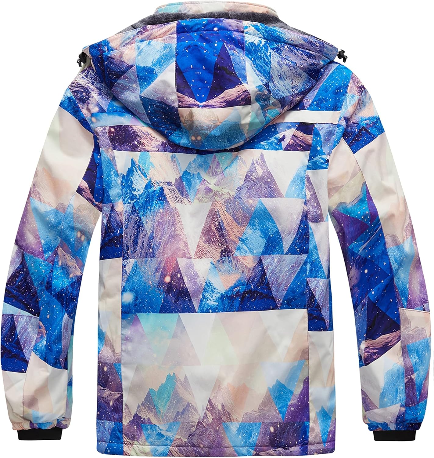 Women'S Mountain Waterproof Ski Jacket Windproof Rain Jacket Winter Warm Hooded Coat